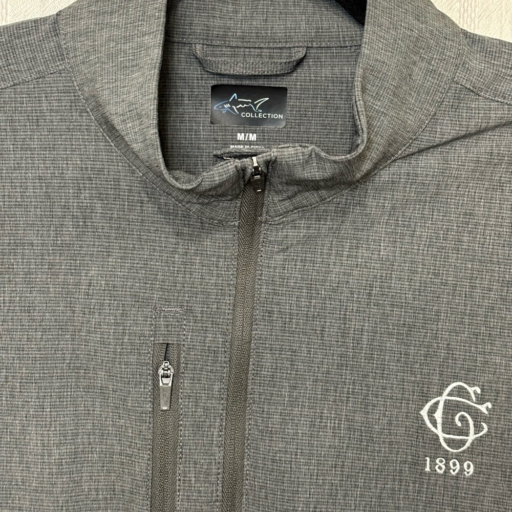 Greg Norman Golf Jacket Mens Medium Pro Shop Exclusive SLC Country Club Zip Up - Picture 4 of 16